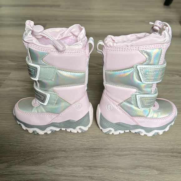 Lands’ End Toddler Snow Flurry Insulated Winter Boots Pink Size 5 - Picture 5 of 10